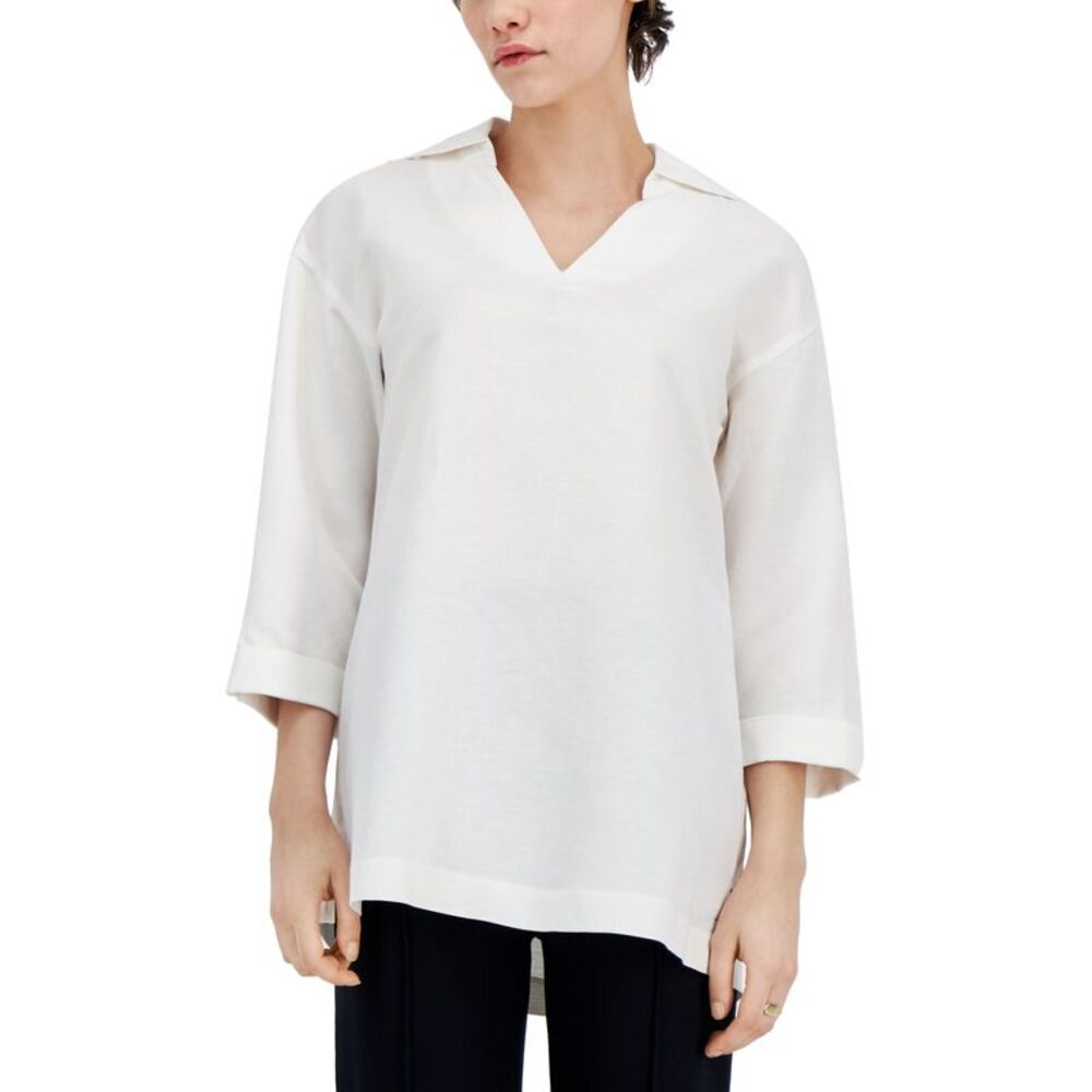 Alfani 3/4 Sleeve Linen Tunic